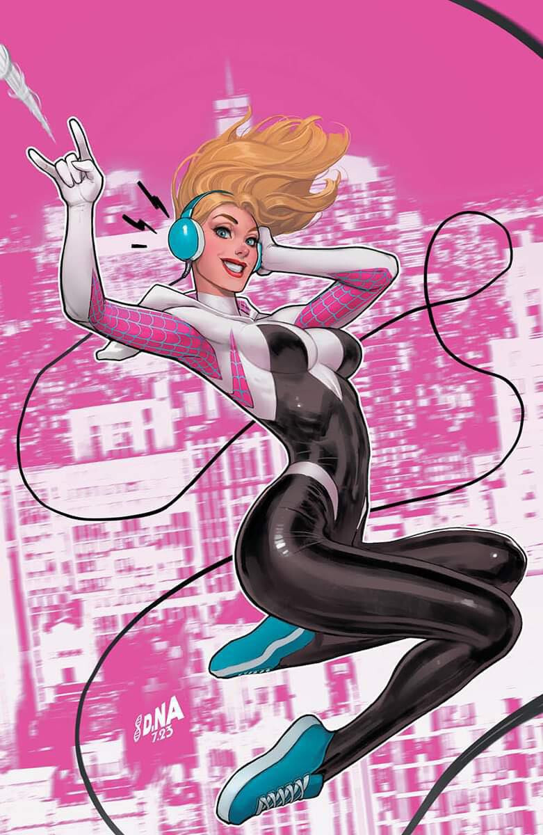 SPIDER-GWEN: SMASH #1 (DAVID NAKAYAMA EXCLUSIVE VIRGIN VARIANT)(2023) ~ Marvel