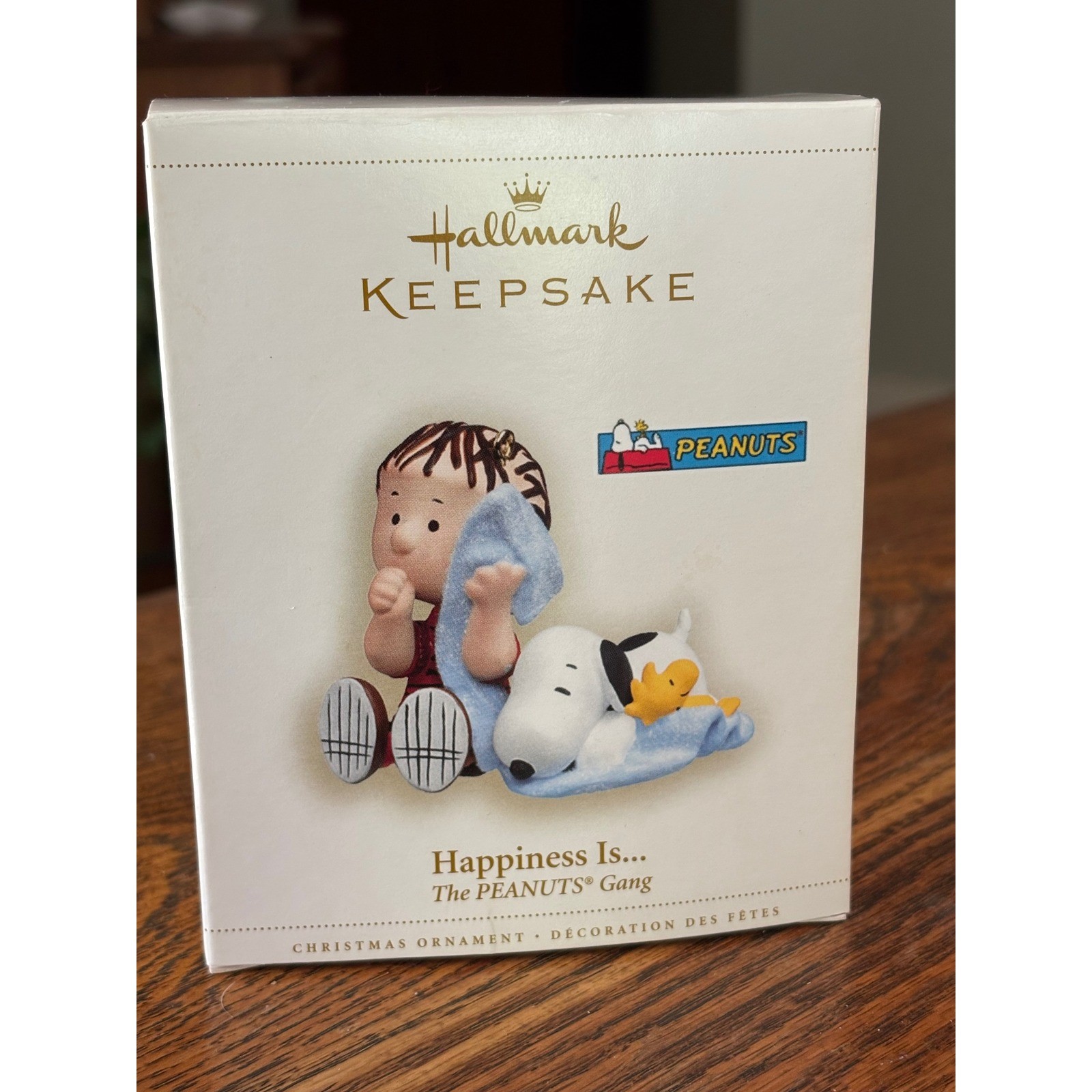 Hallmark Keepsake 2006 Peanuts Happiness Is Linus Snoopy Woodstock Ornament New