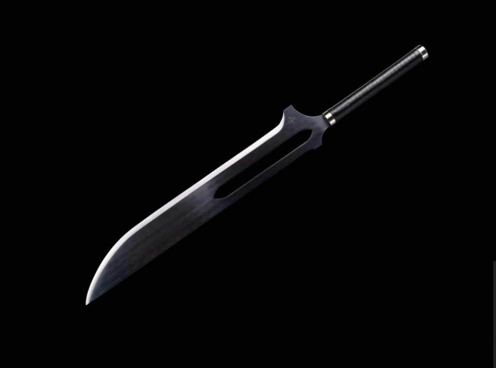 Ichigo Zangetsu Sword Bleach Carbon Steel Katana 97cm Cosplay Collectible