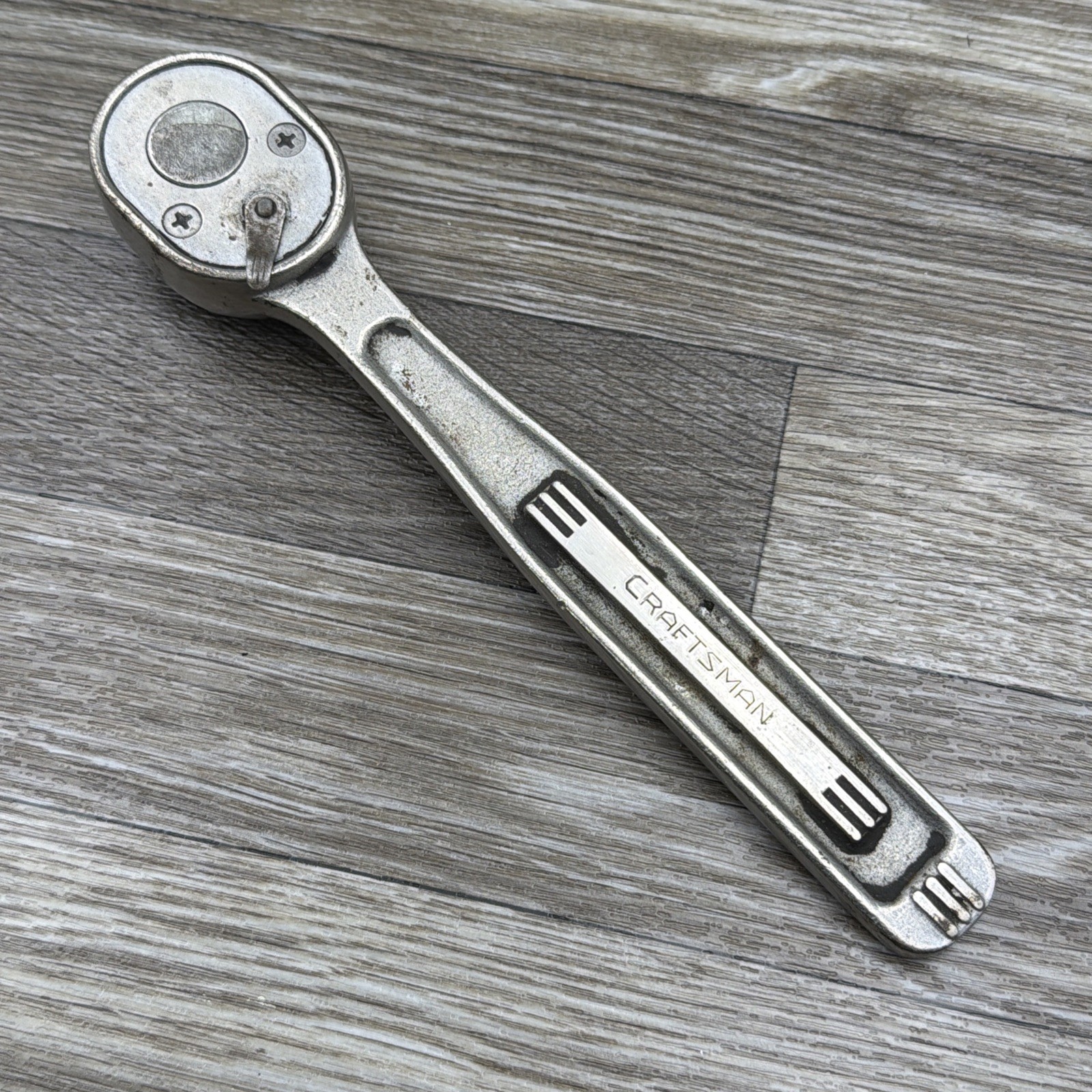 Vintage 1940s Craftsman 1/2'' Ratchet Marked “U” USA - RARE Model by Plomb