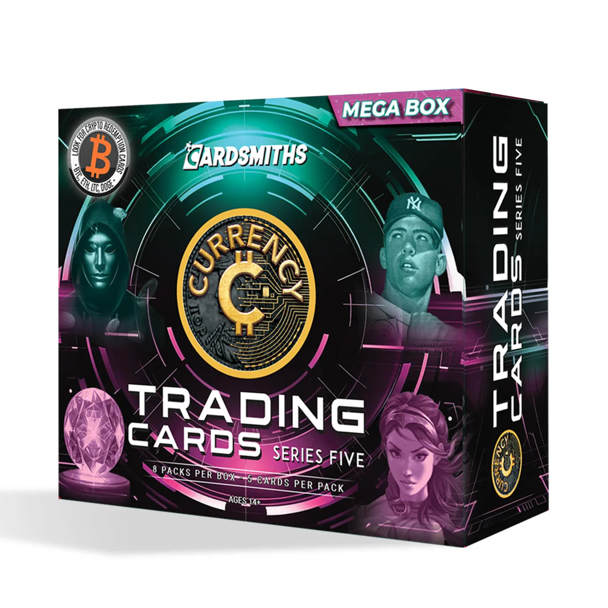 Cardsmiths Currency Series 5 Trading Cards Mega Box - Factory Sealed