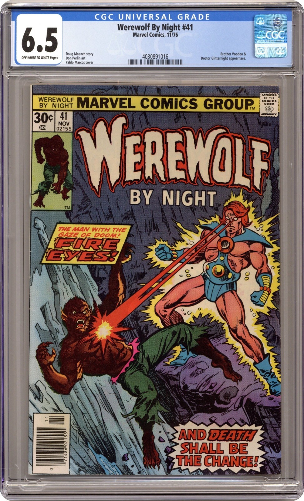 Werewolf By Night #41 - 1976 - CGC 6.5 - Pablo Marcos
