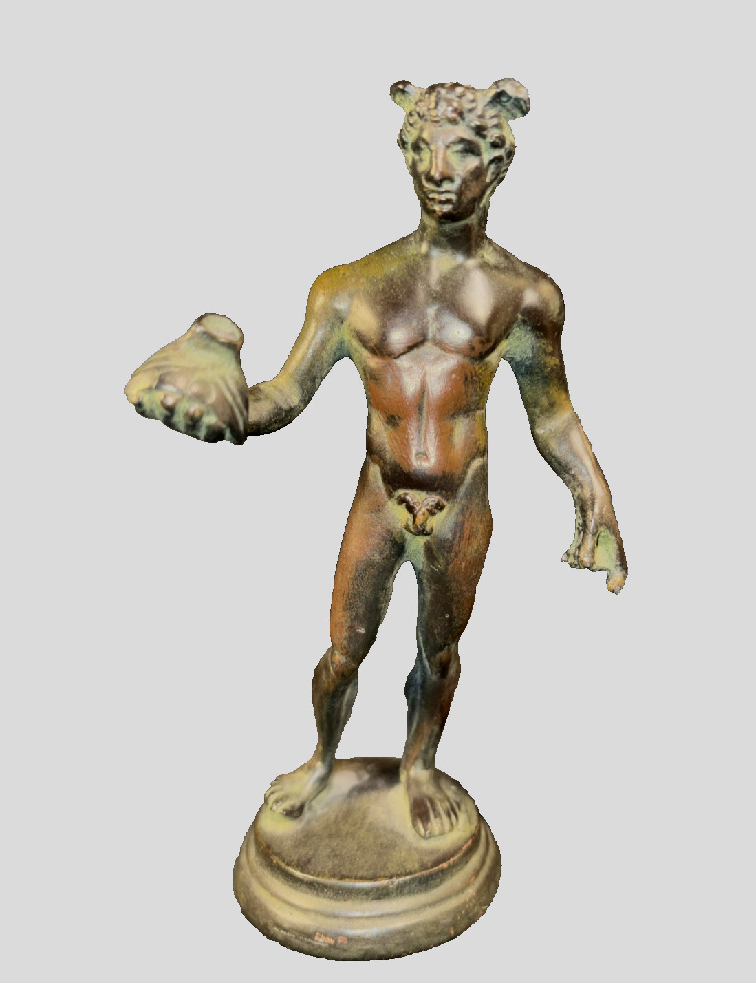 Roman God Mercury Metal Figure