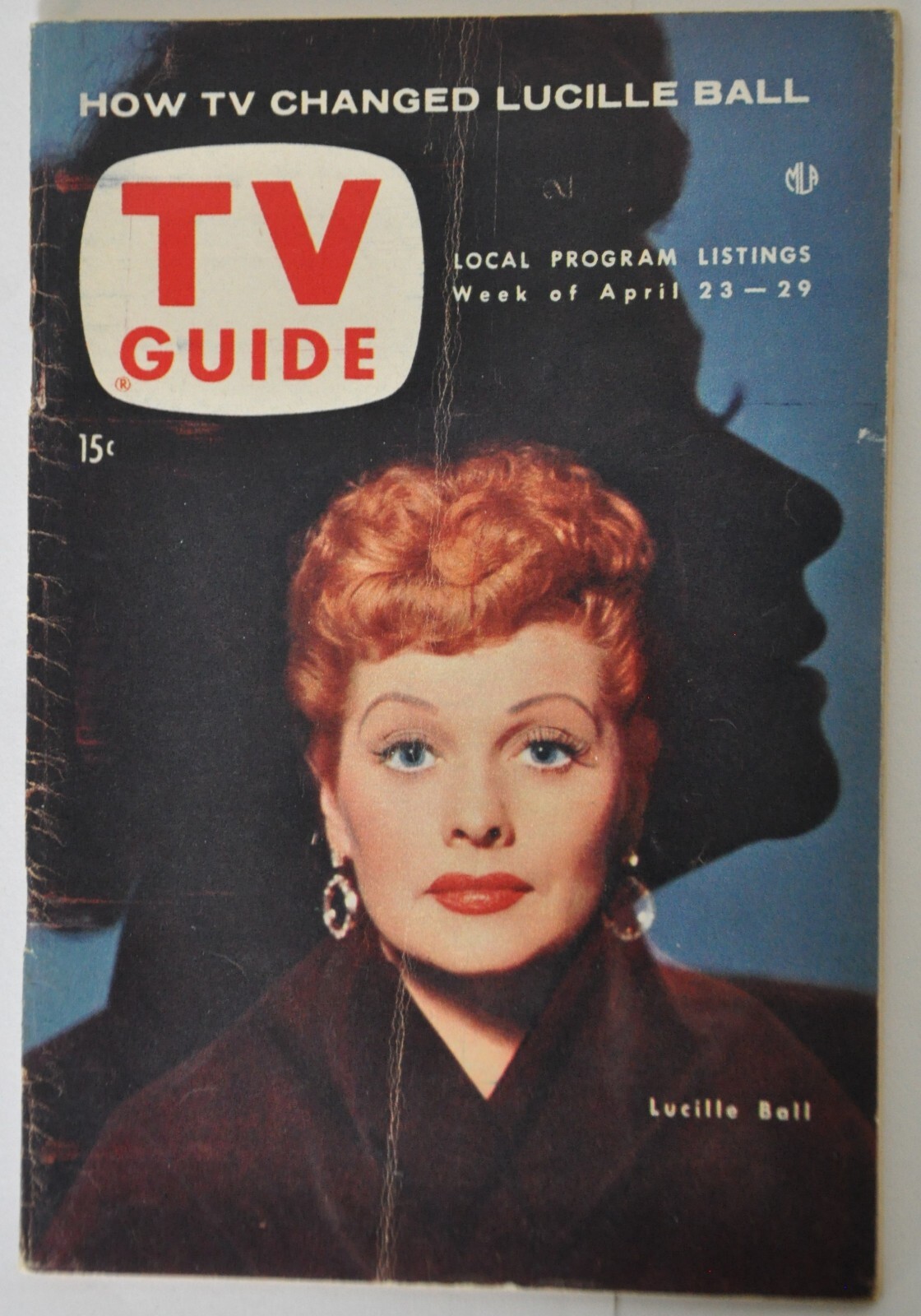 TV GUIDE April 1954 LUCILLE BALL