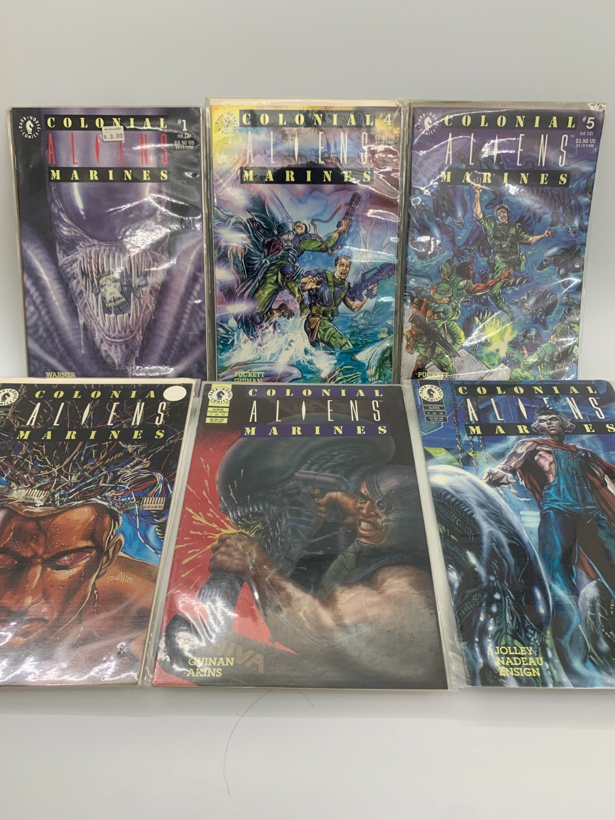 Aliens Colonial Marines #1, #4, #5, #7, #8, #9 - Dark Horse Comics [ Lot of 6]