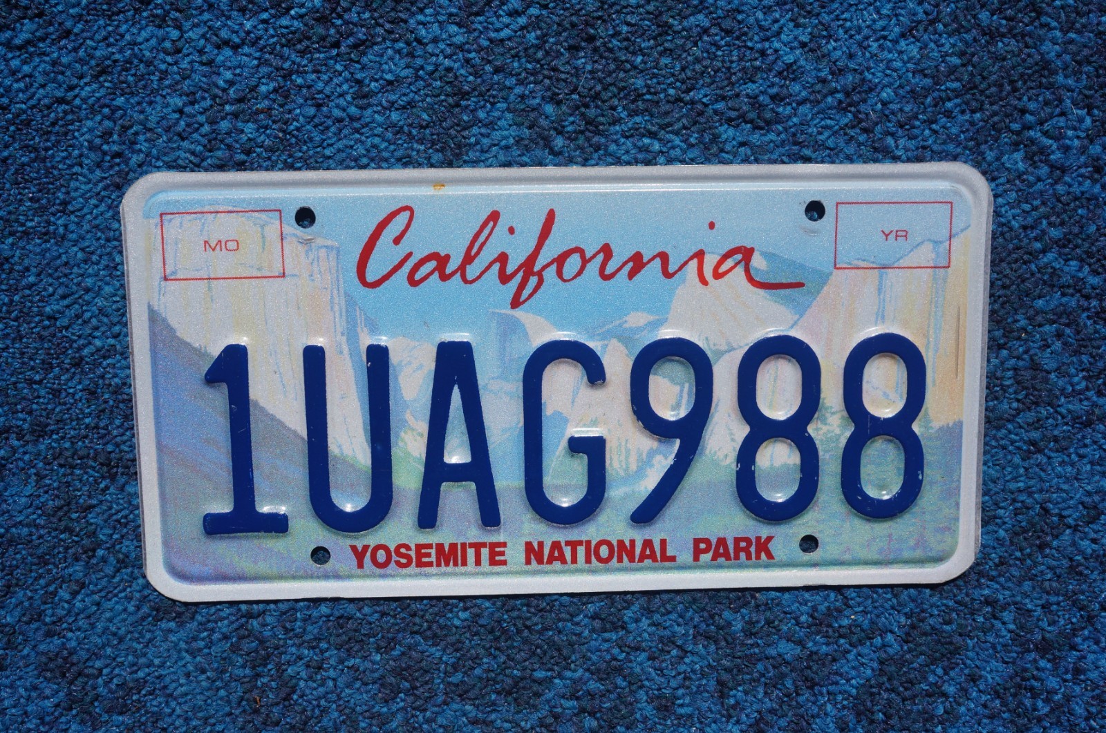 California YOSEMITE NATIONAL PARK License Plate