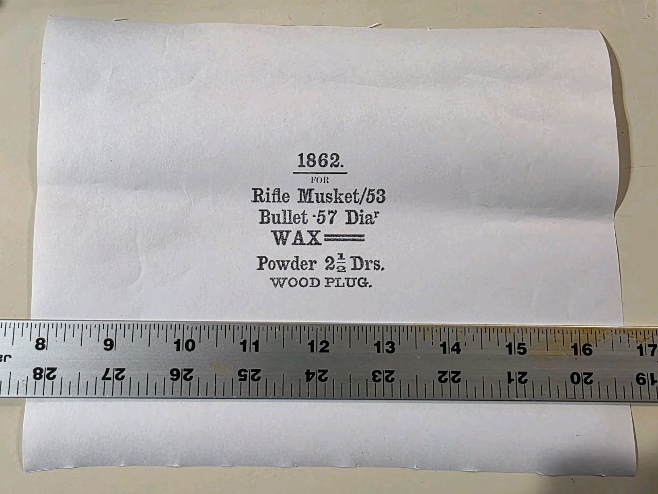 Arsenal Pack Wrapper - English Enfield 1862 