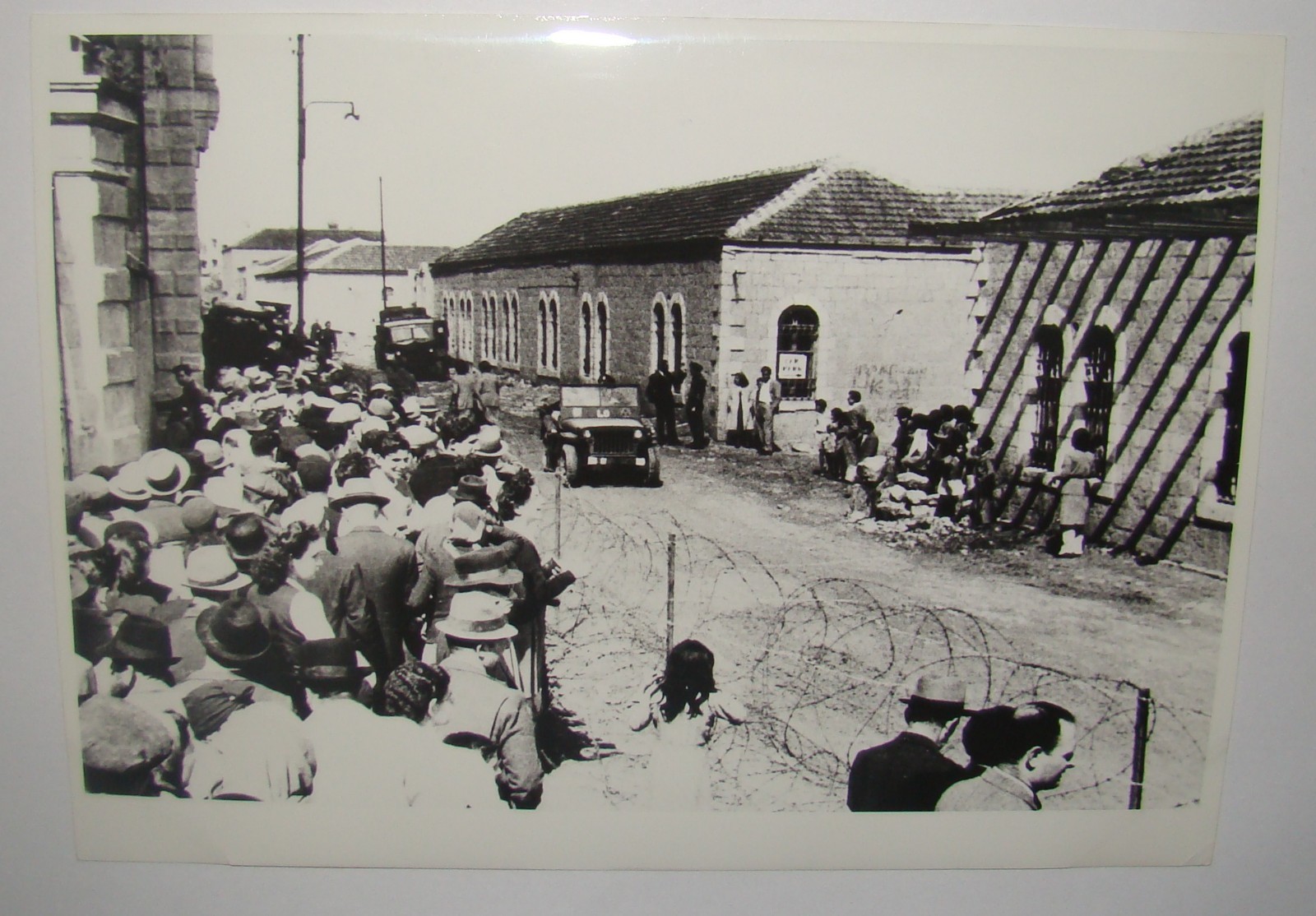 Pol Israel Army jewish palestine eretz 1947 jerusalem British base Lehi photo
