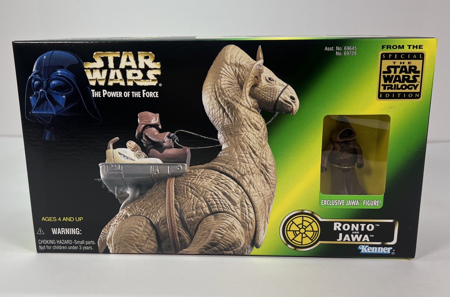 Star Wars POTF2 Ronto & Jawa 1997 Kenner Power of the Force Action Figure NIB