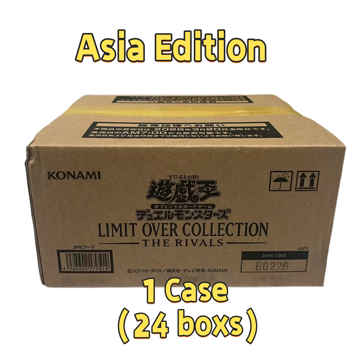 Asia Edition Yu-Gi-Oh Limit Over Collection THE RIVALS 1 Case Sealed Japanese
