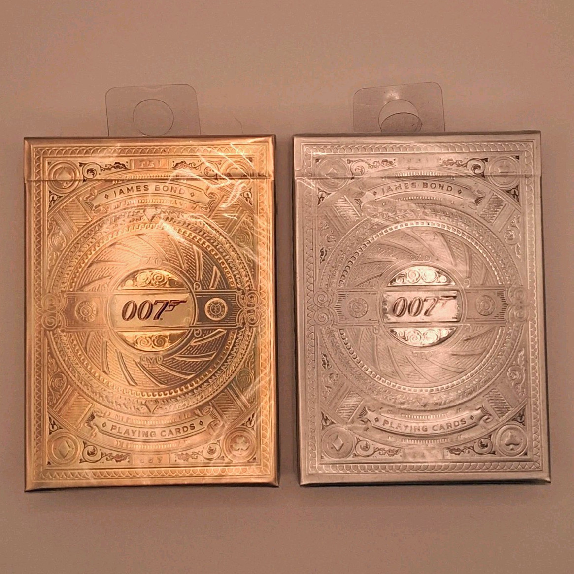 Theory11 James Bond 007 Gold & Silver Edition Playing Cards Set - Brand New