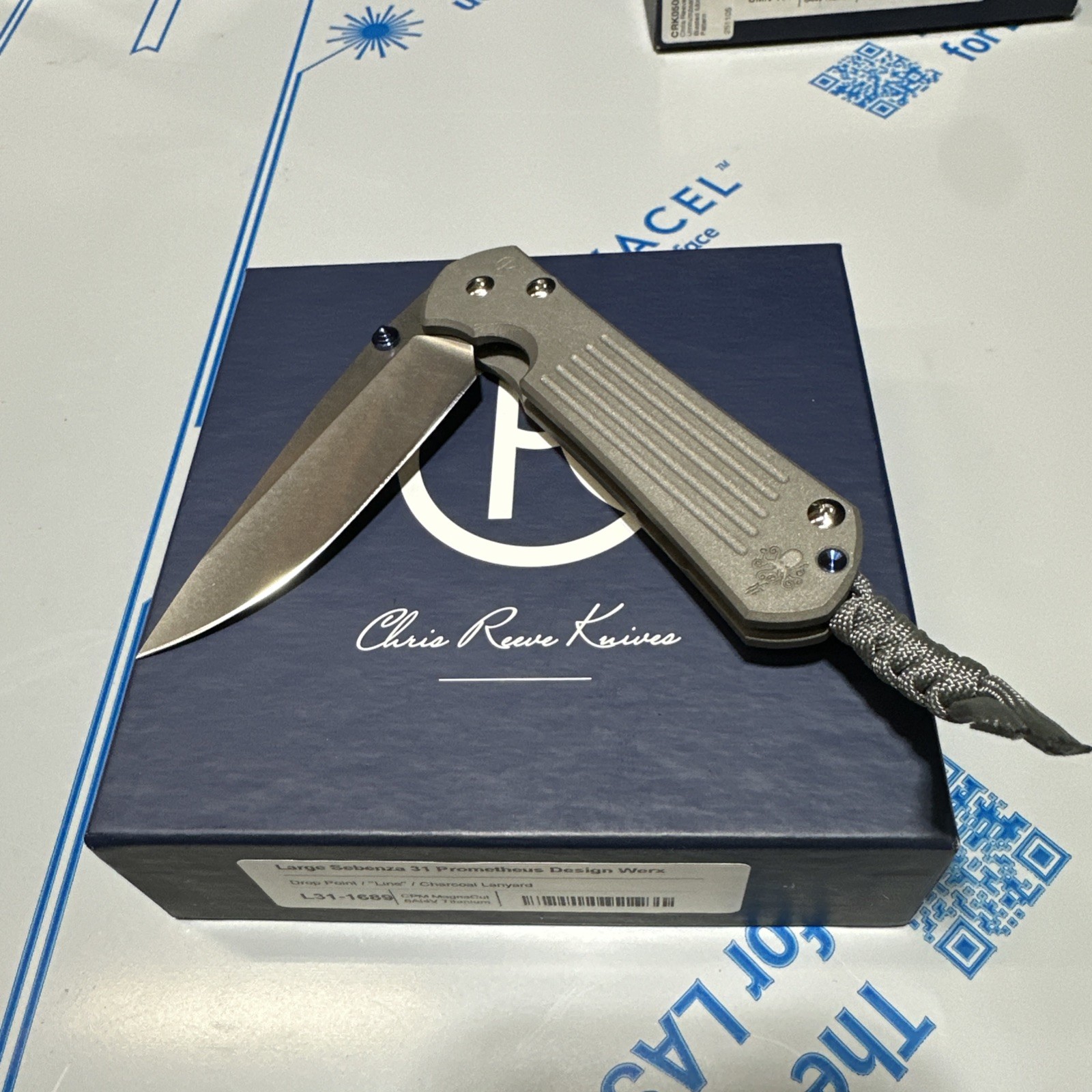 NEW Chris Reeve Knives x PDW Large Sebenza SPD Line, Prometheus Design Werx