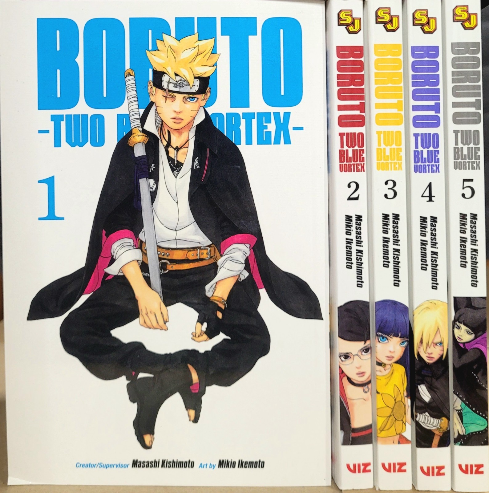 Boruto Two Blue Vortex Manga vol 1-5 Brand New  Paperback Viz Media In English 