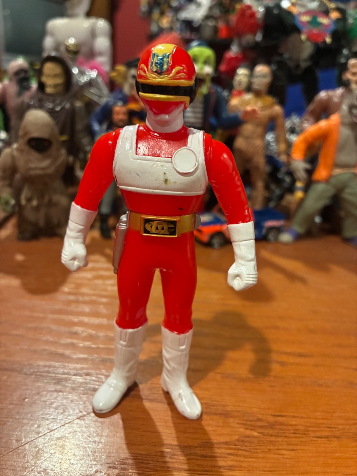 Dengeki Sentai Changeman Change Dragon Soft Vinyl Figure Retro Vintage