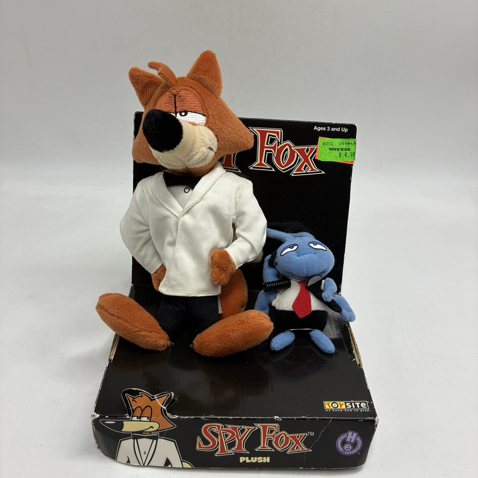 SPY FOX plush w/ Walter 2000 Toy Site MOC Mario Kart Sonic