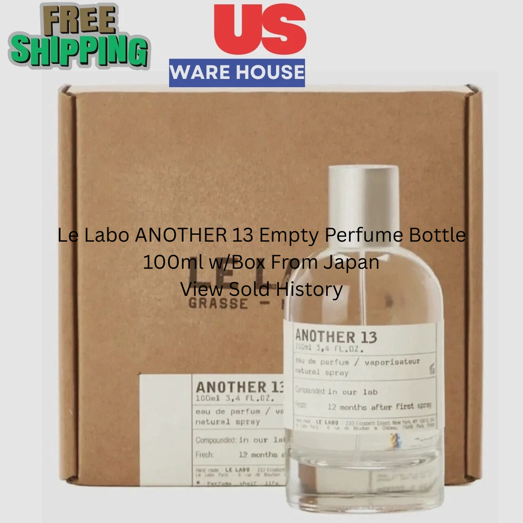 Le Labo Another 13 Empty Perfume Bottle 100ml with Box Collector Display Bottle