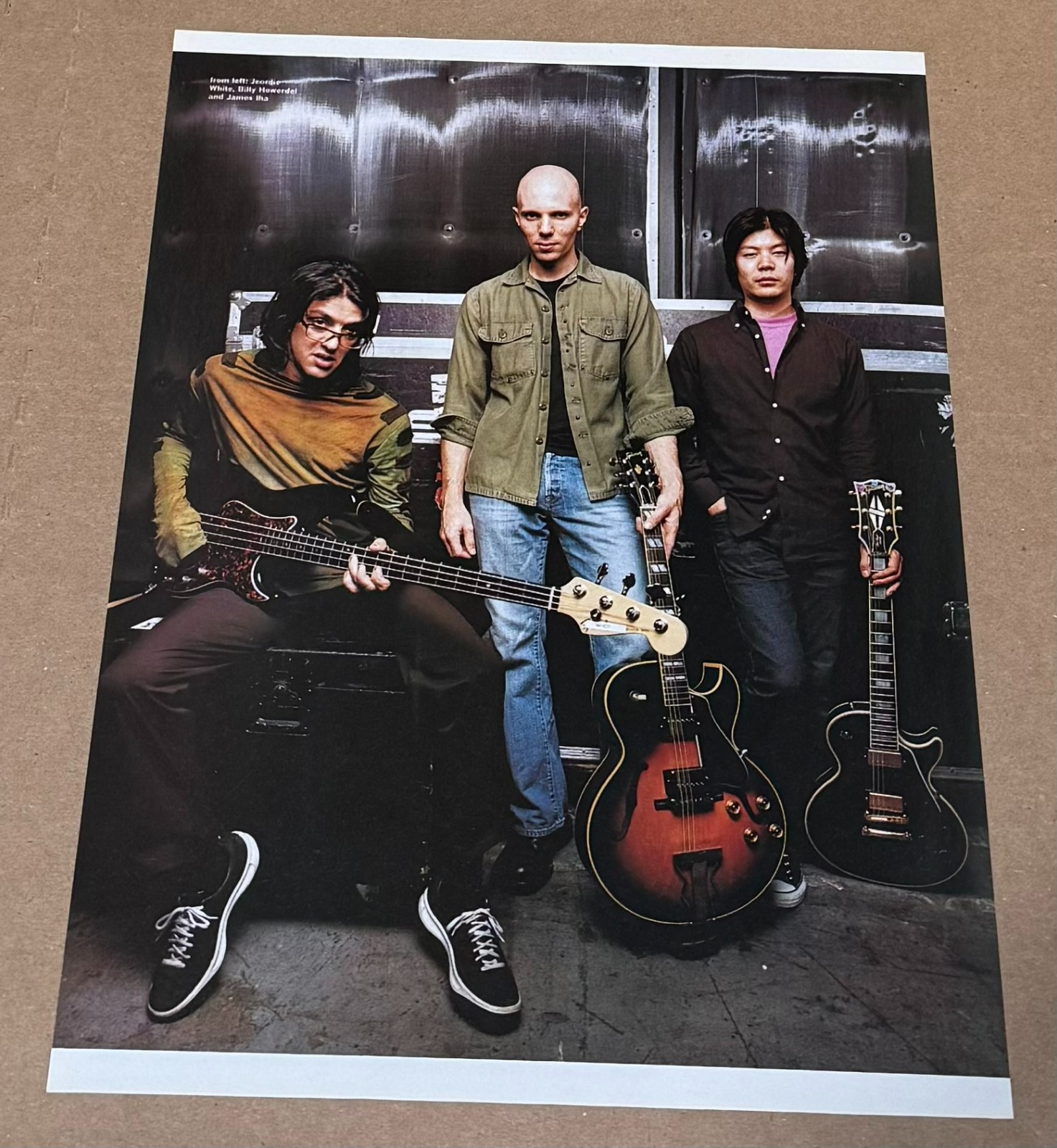 A PERFECT CIRCLE - WHITE / JAMES IHA / BILLY HOWERDEL - Print Ad Photo - 2003