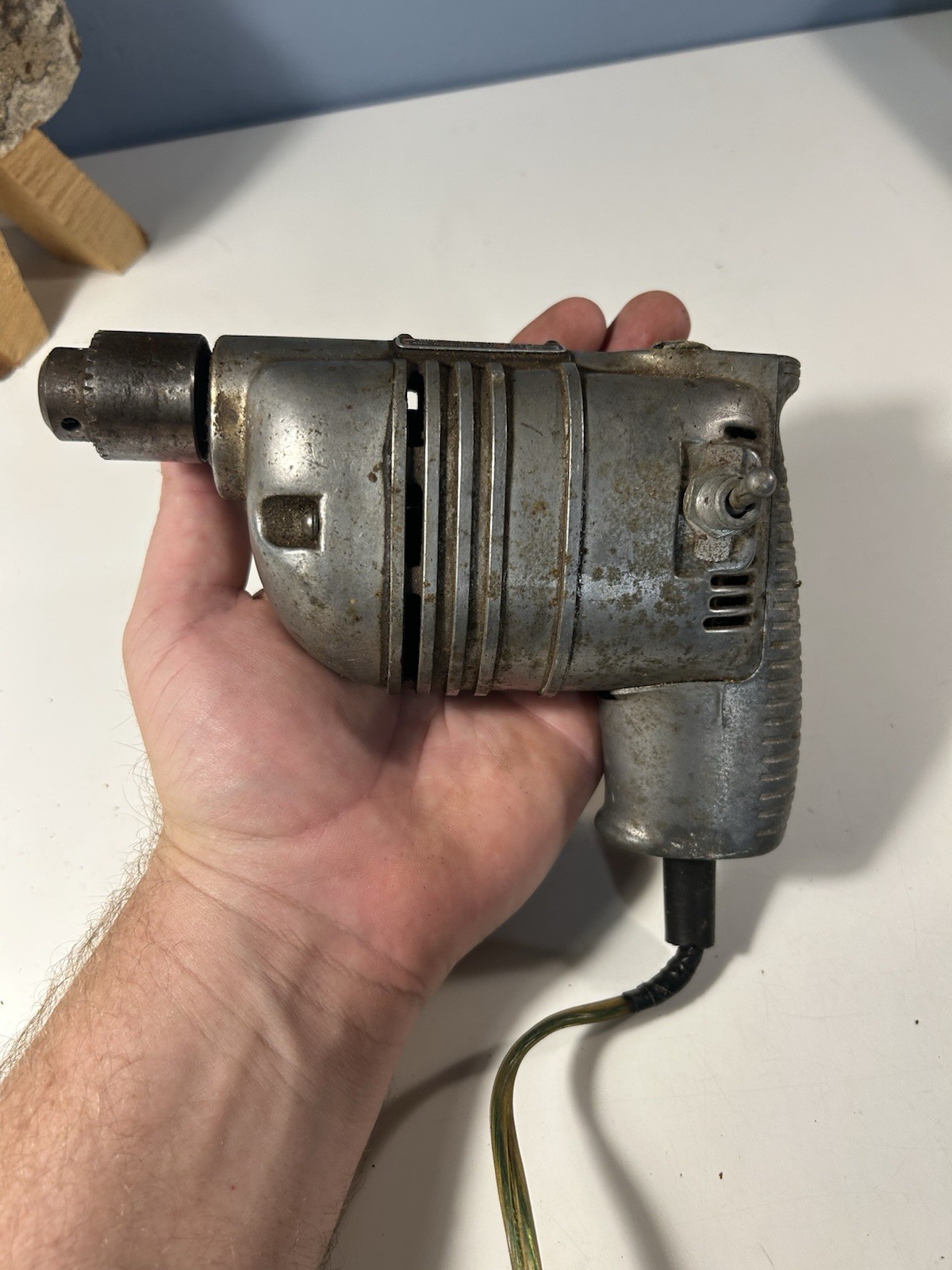 Vintage Craftsman Aluminum 1/4 Drill Model 315.2577A Sears Mid Century RUNS