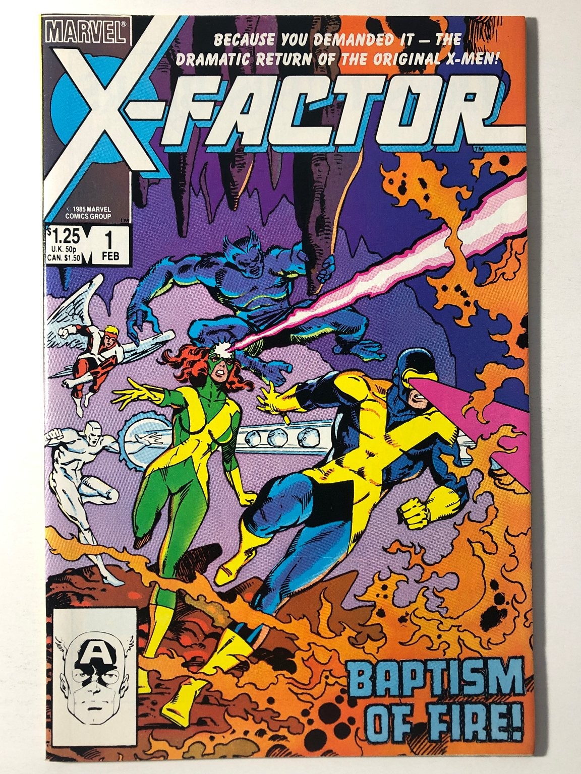 X-FACTOR #1 NM Marvel First Appearance Original X-Men 1986