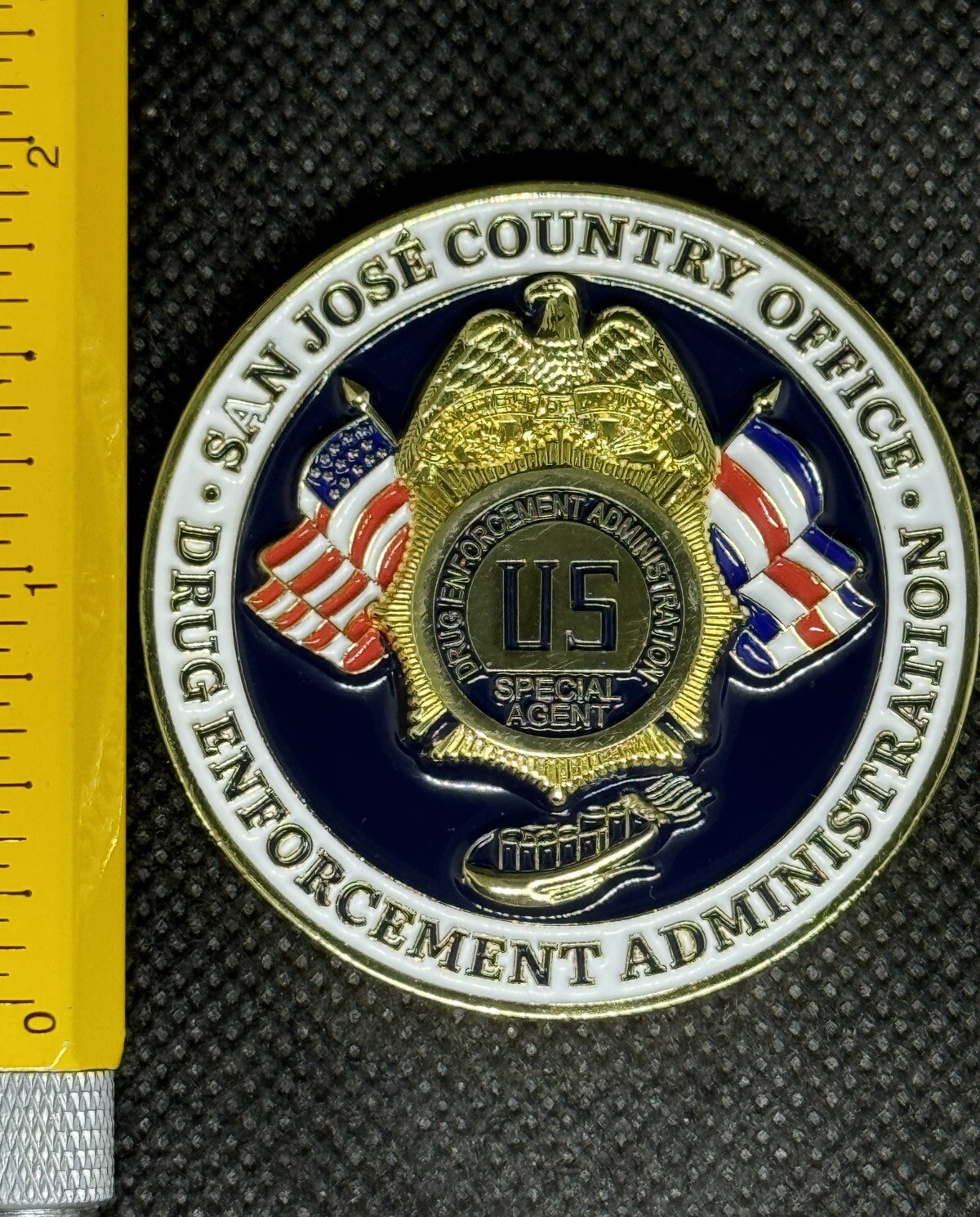 DEA Pura Vida Costa Rica San José Country Office Special Agent Challenge Coin