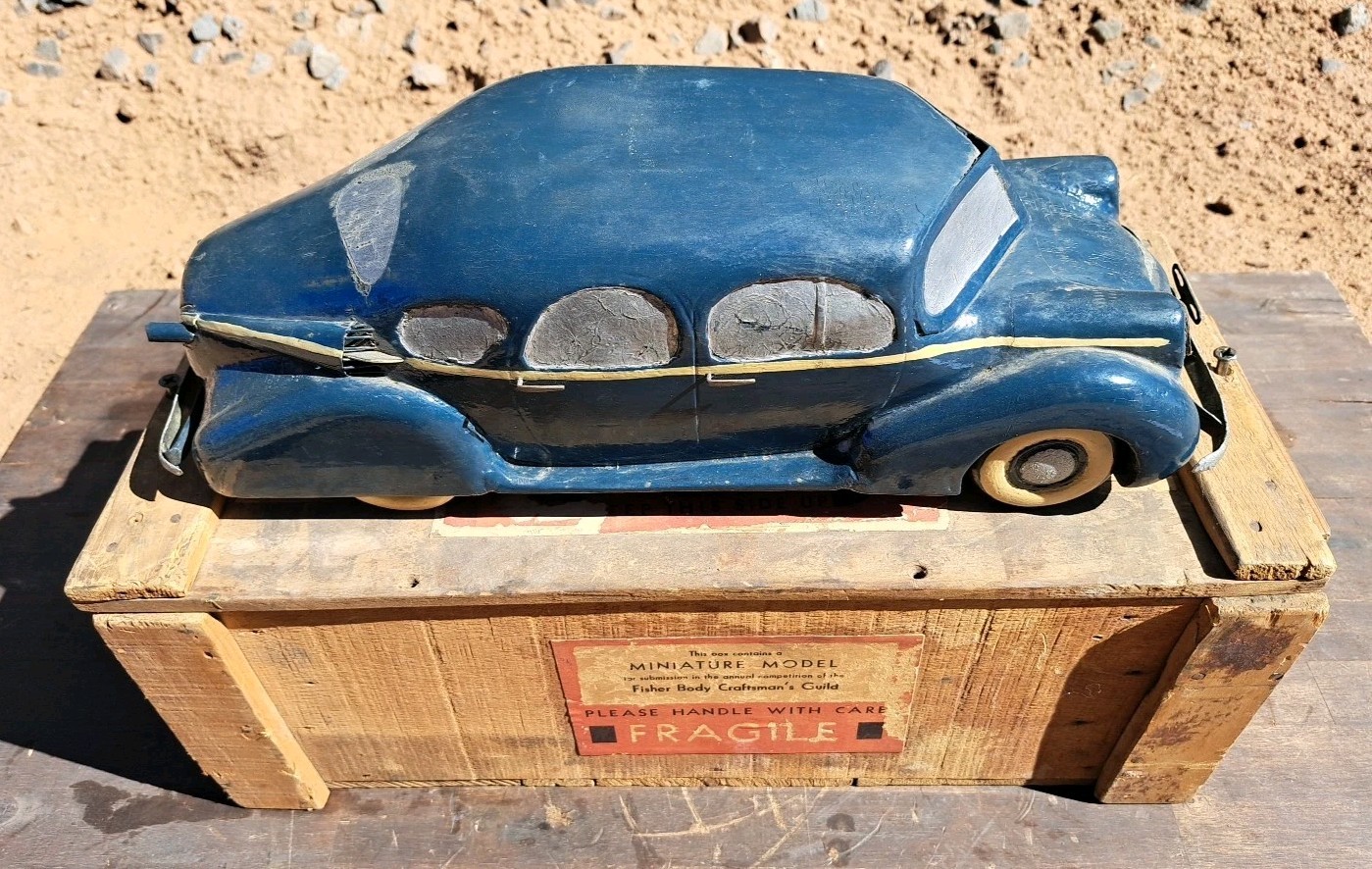 Vintage Fisher Body Craftsman's Guild Miniature Model Car Concept W/Box