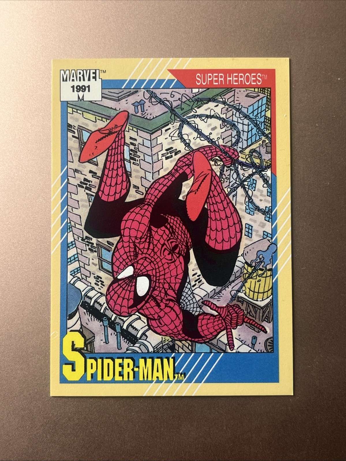 1991 IMPEL MARVEL UNIVERSE SERIES 2 CARD  #1  SPIDER-MAN NM