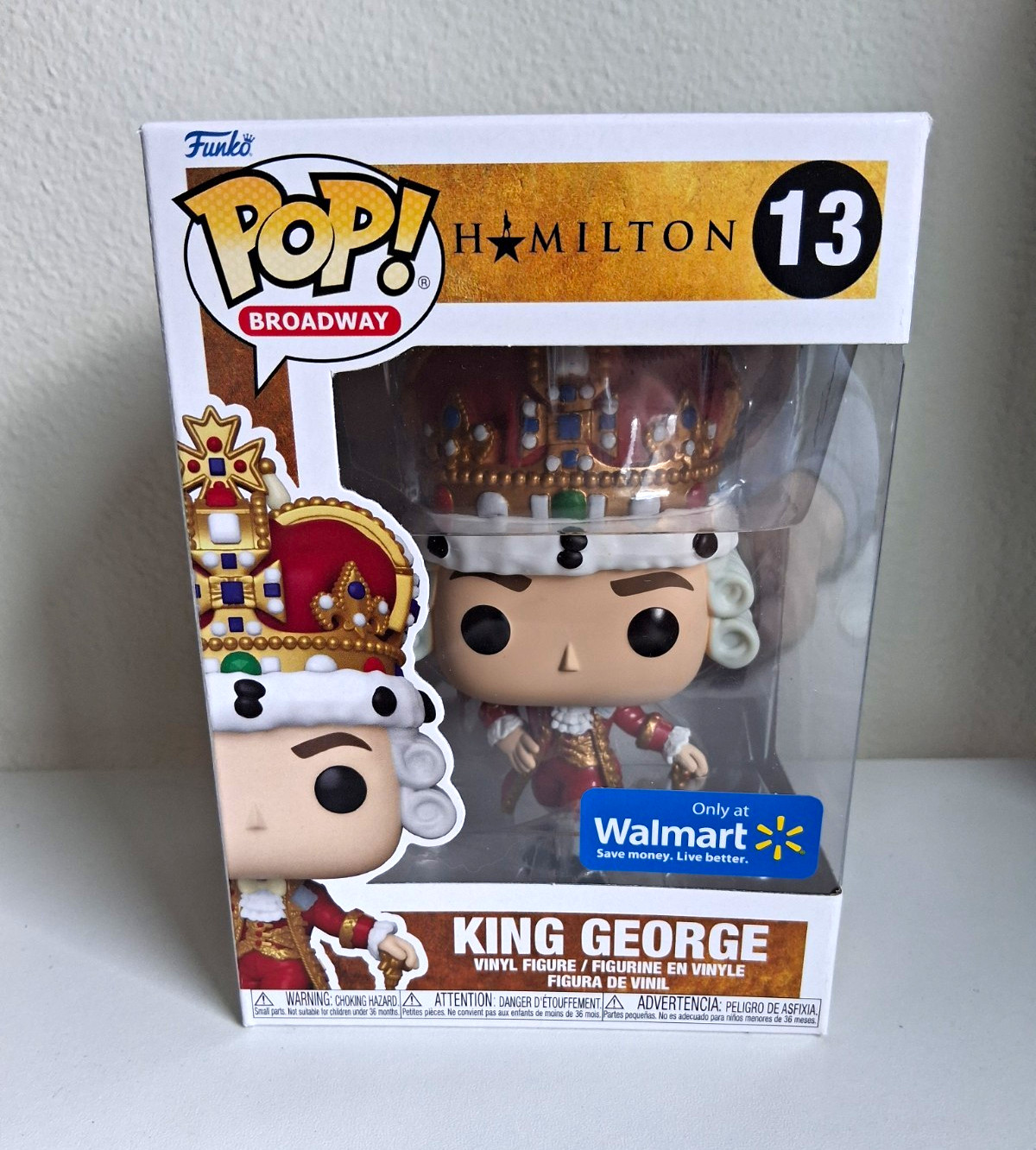 Funko Pop Vinyl: King George (Red) - Walmart (Exclusive) #13
