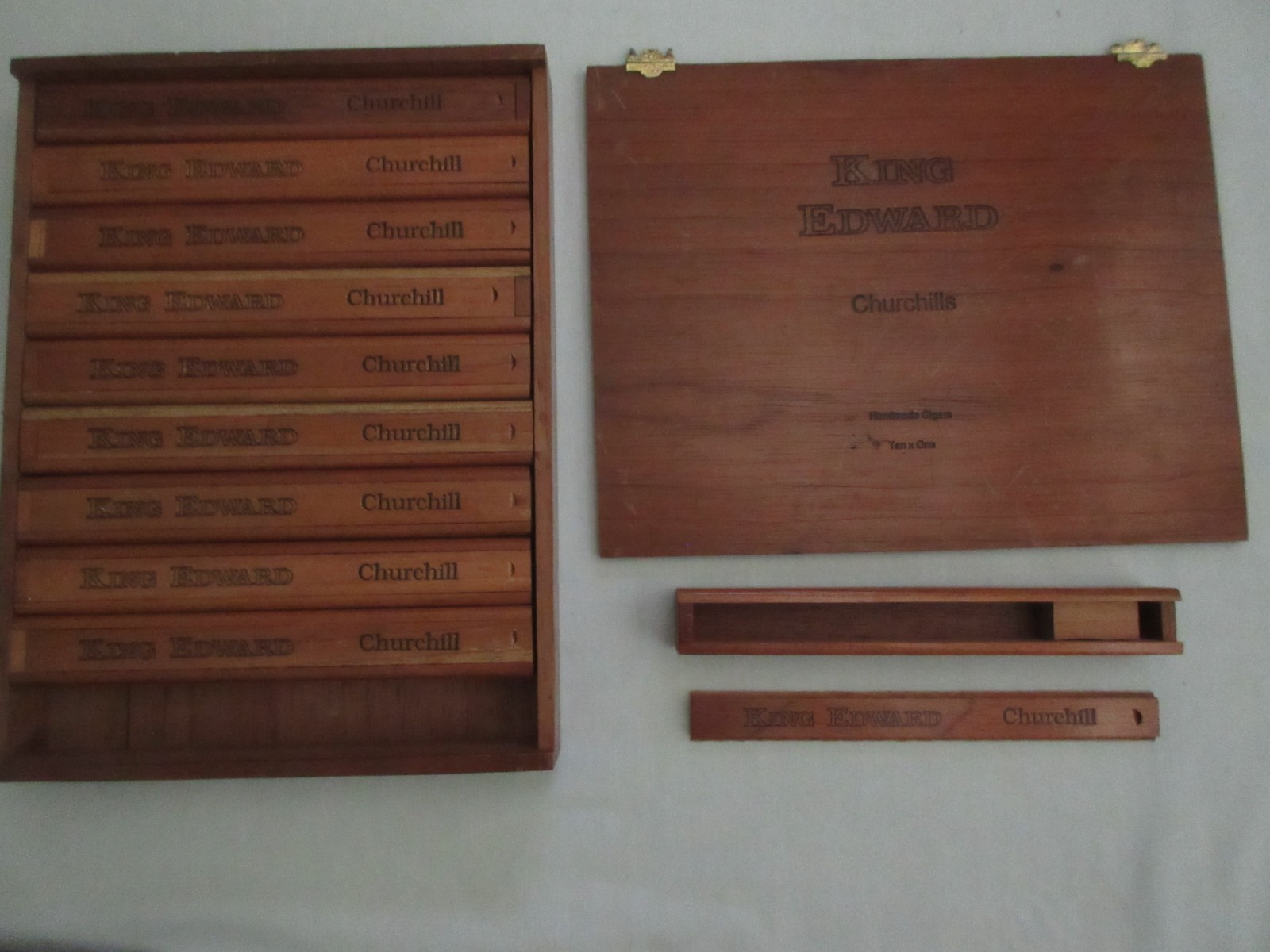 RARE VTG KING EDWARD Churchills Handmade Cigars, Ten X One, MUST SEE