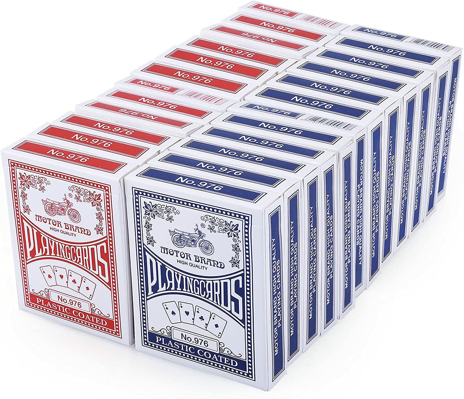 Playing Cards Poker Size Standard Index LotFancy 24 Decks Player's Board Game