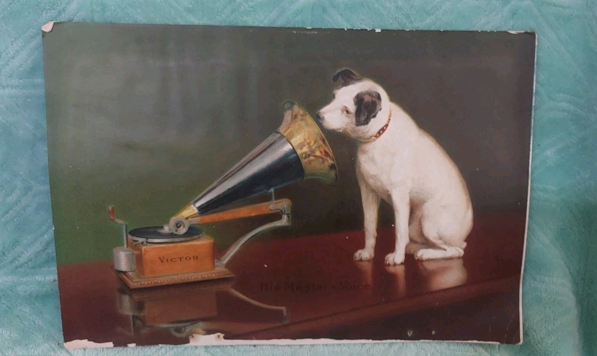 RCA VICTOR  EPHEMERA PRINT NIPPER ADVERTISING 