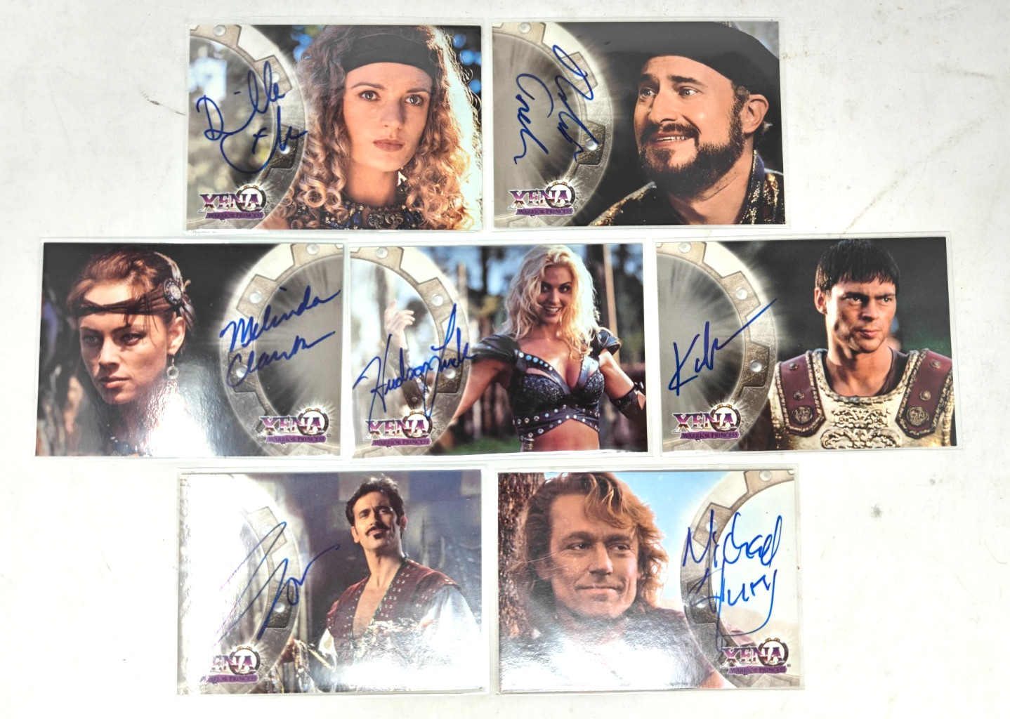 1998 Topps XENA Series 2 Autograph Cards - Lot of 7 w/Karl Urban