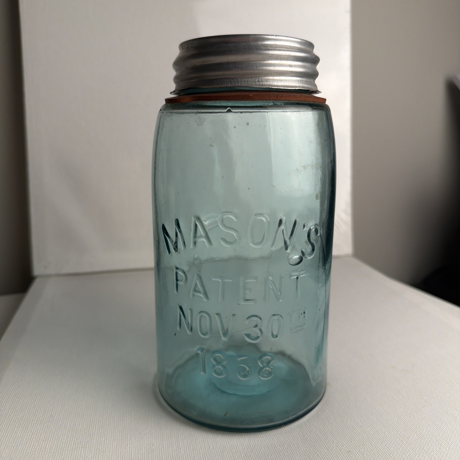 Antique Mason\'s Patent NOV 30th 1858