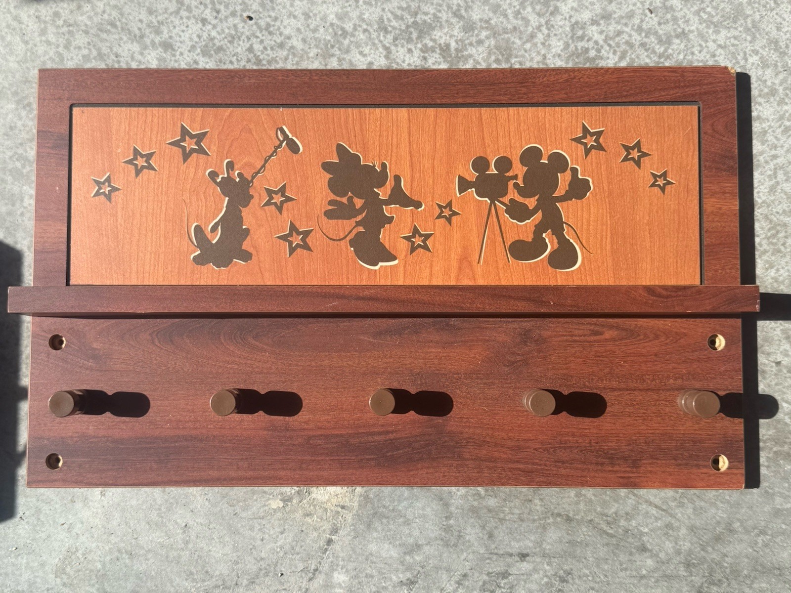 Disney All Star Resort Hotel Guestroom Coatrack (1999) - Mickey, Minnie, Pluto
