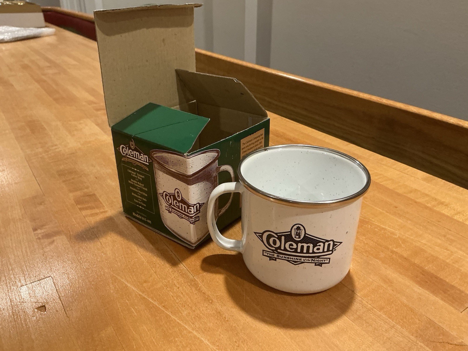 Coleman Enamel Mug N.O.S. W/original Box.  Model 815-495