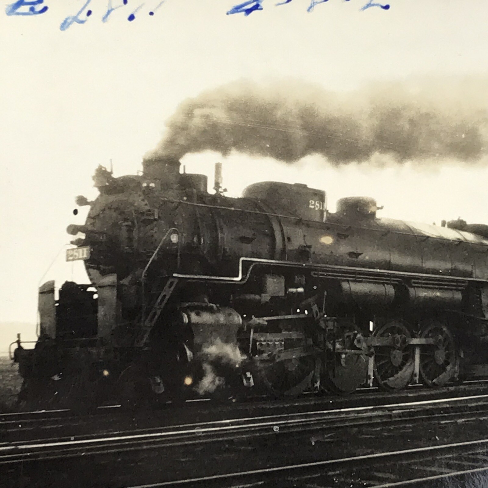 Train Railroad Wabash 1934 North Kansas City MO Vintage Americana Photograph 30s