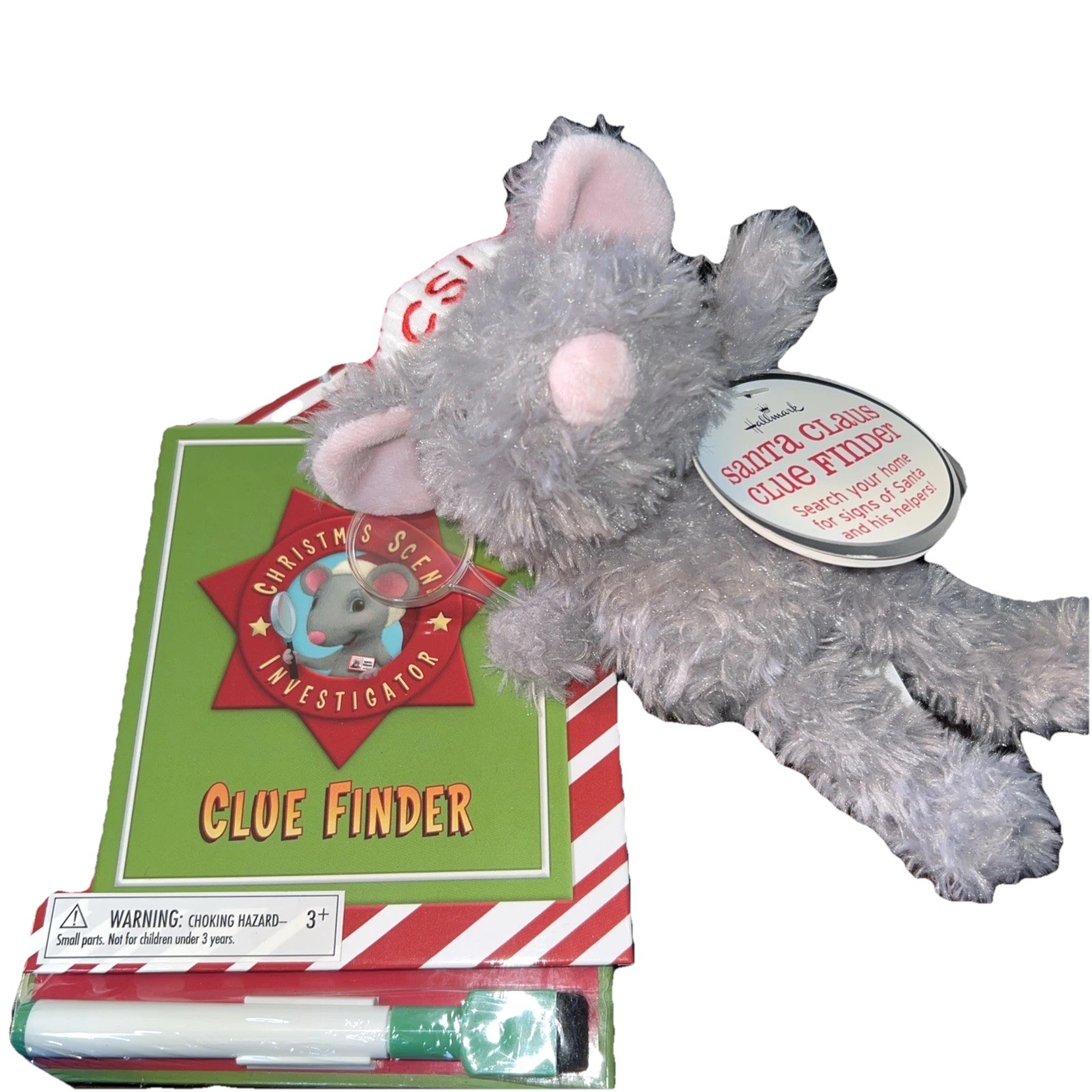 Hallmark Christmas CSI Mouse Clue Finder NWT Rare Find