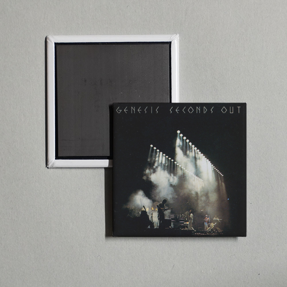Genesis - Seconds Out (Live) Album Cover Locker Fridge Magnet