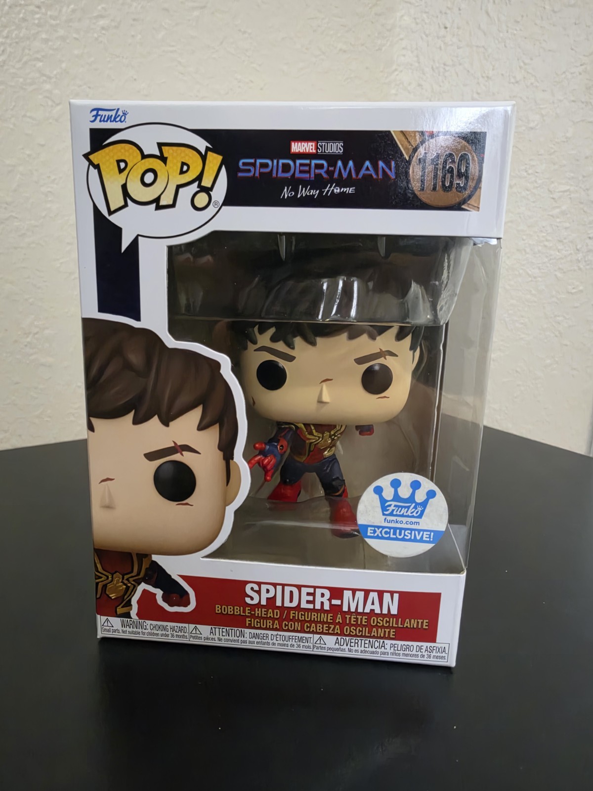 Funko Pop Vinyl: Marvel - Spider-Man - Funko (Exclusive) #1169