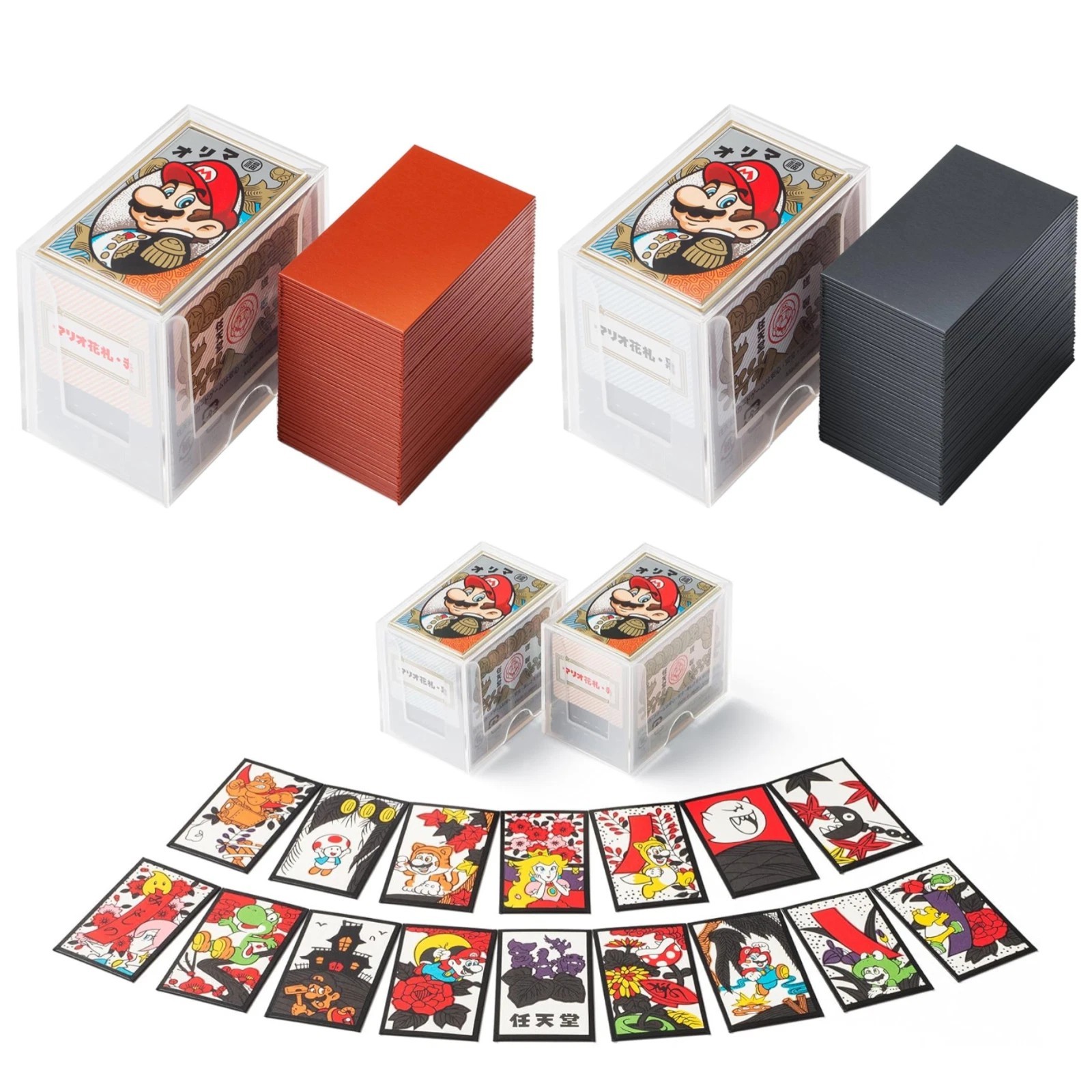 Nintendo Super Mario Hanafuda - Complete Bundle- Red & Black - from US