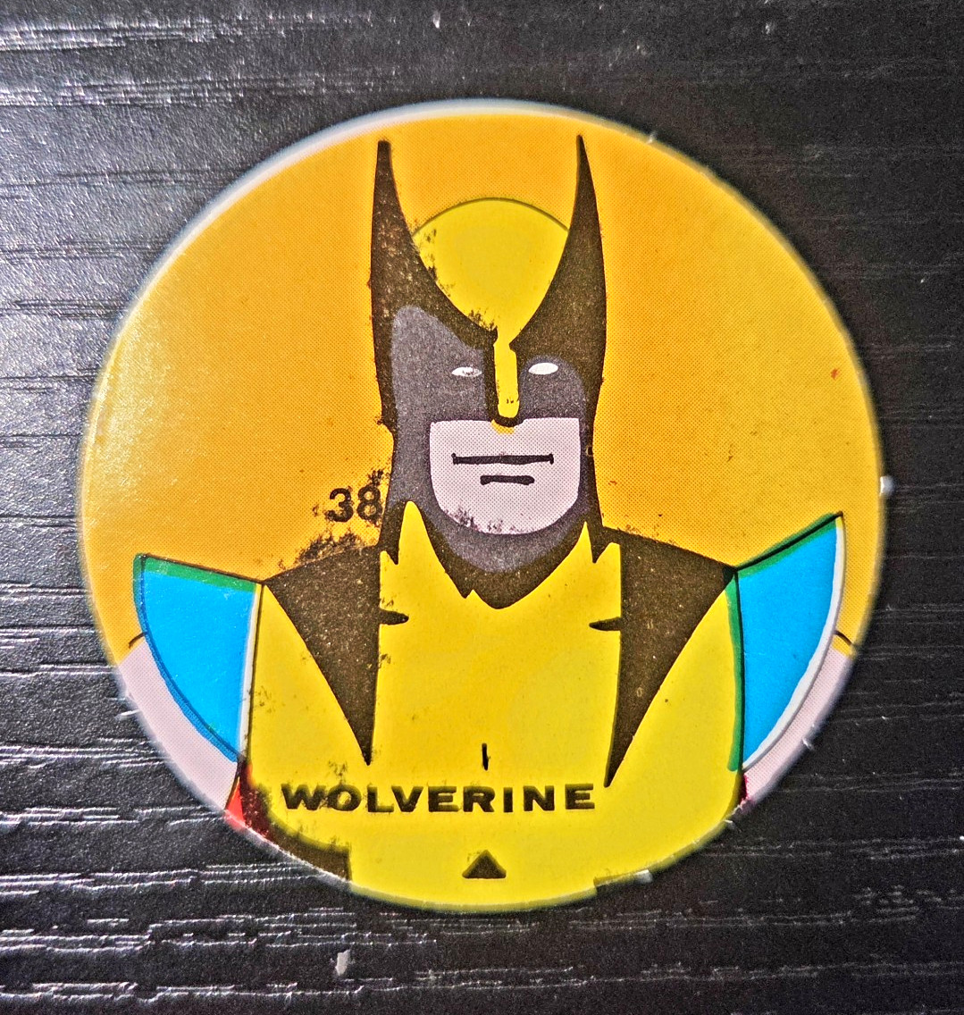 1983 Marvel Reyuaca Venezuela Wolverine Disc 