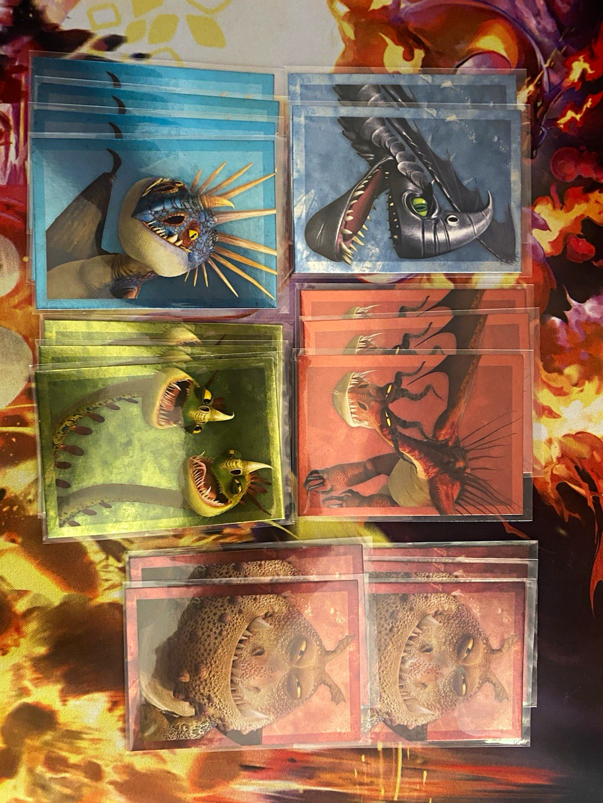 How to train your dragon card collection 