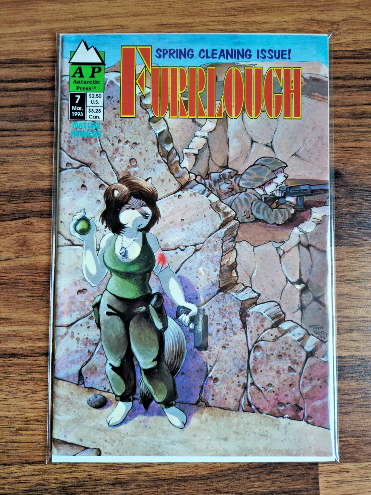Furrlough #7 Mar. 1993 Antarctic Press 1st Print VF/NM Print Run: 2,500
