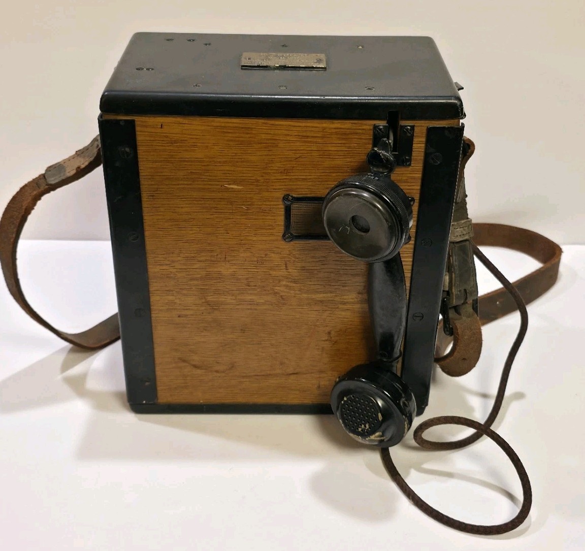 WW1 WWI Kellogg Signal Corps US Army Field Telephone Model 1917