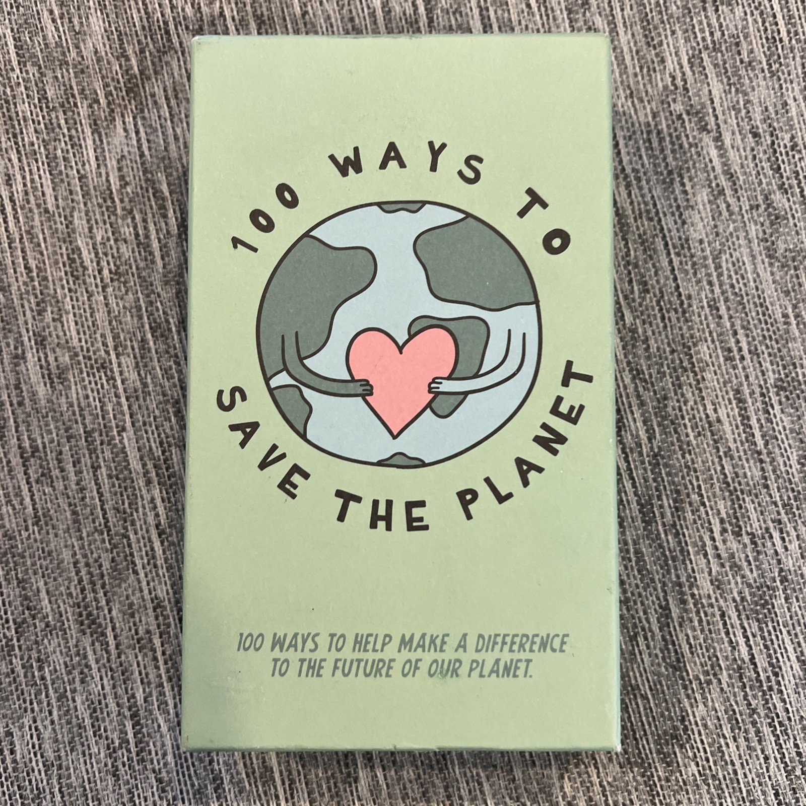Gift Republic 100 Ways to Save The Planet Cards, Green