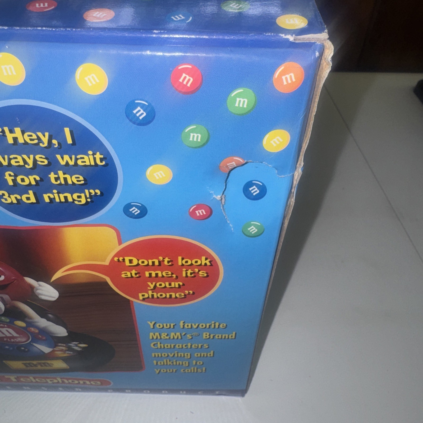 Vintage M&M’s Animated Telephone New/Open Box