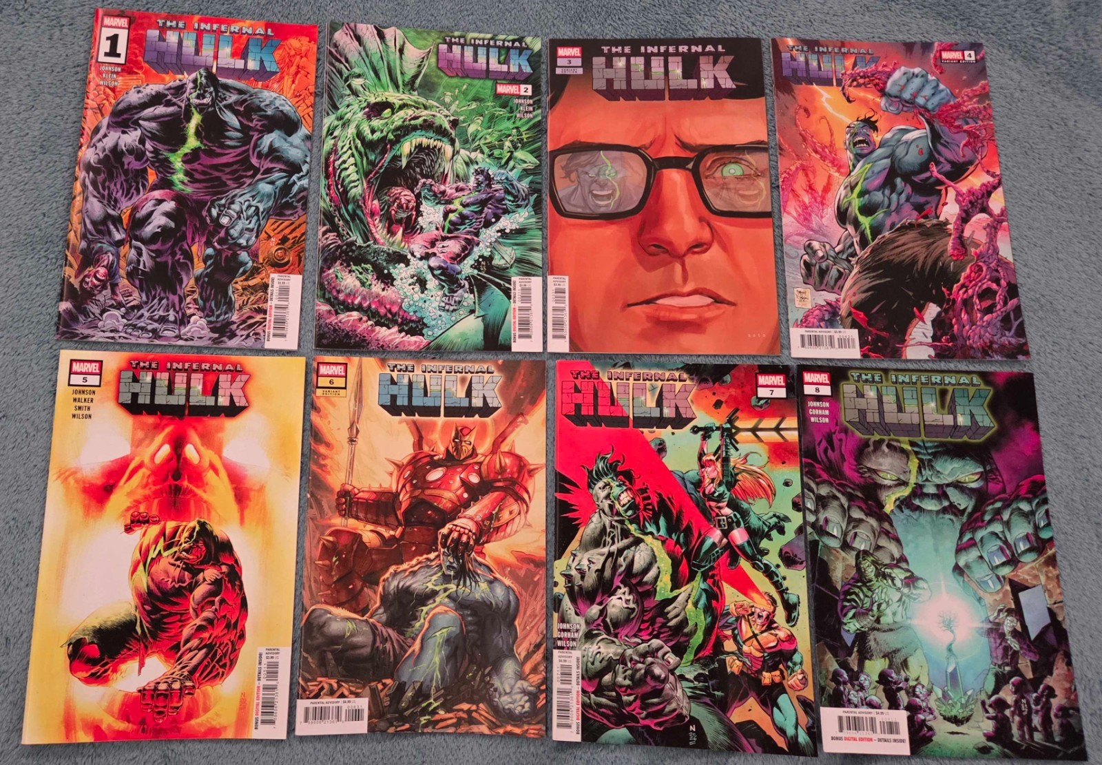 Infernal Hulk Issues 1-10 Complete Set NM COMBINED SHIPPING 3 variants (3+4+6)