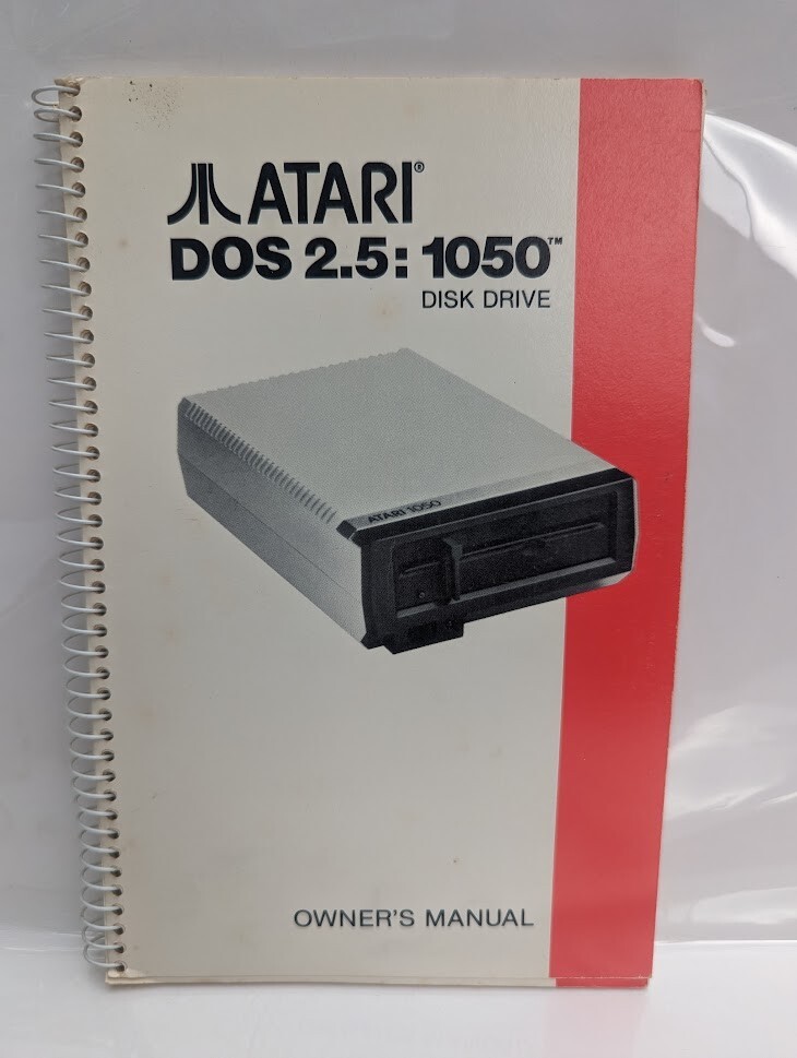 Atari 130XE Home Computer Owner\'s Manual - Spiral Bound - 1985 Vintage XE XEGS