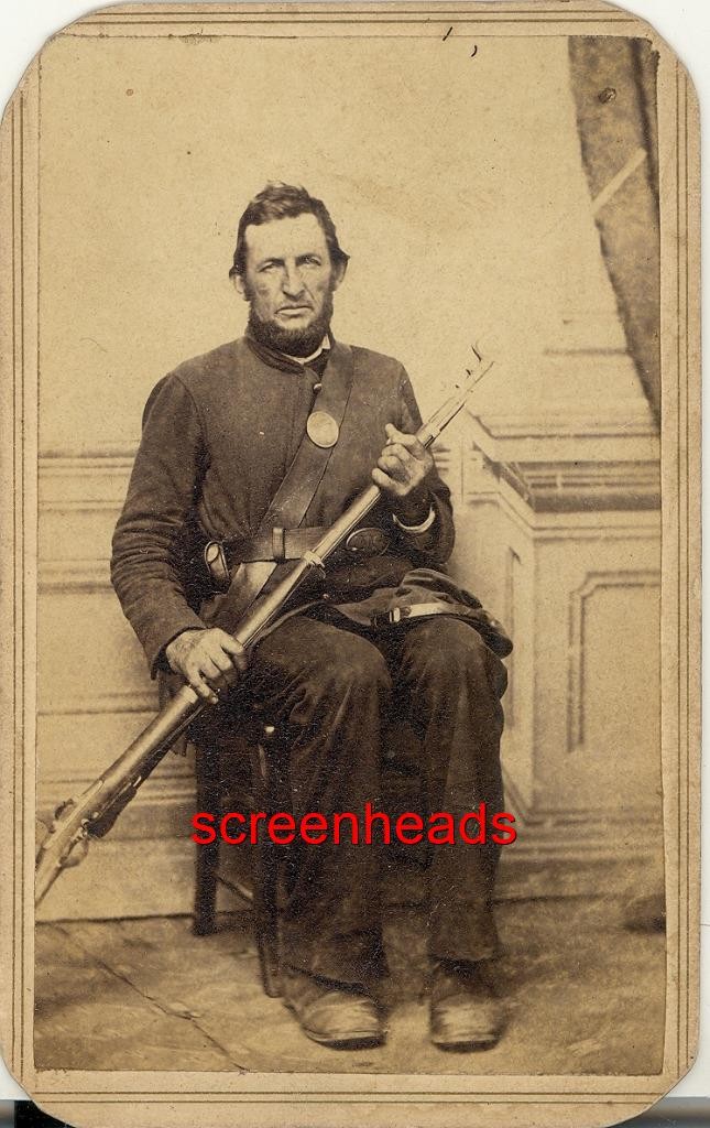 1860s CIVIL WAR CDV PHOTO 