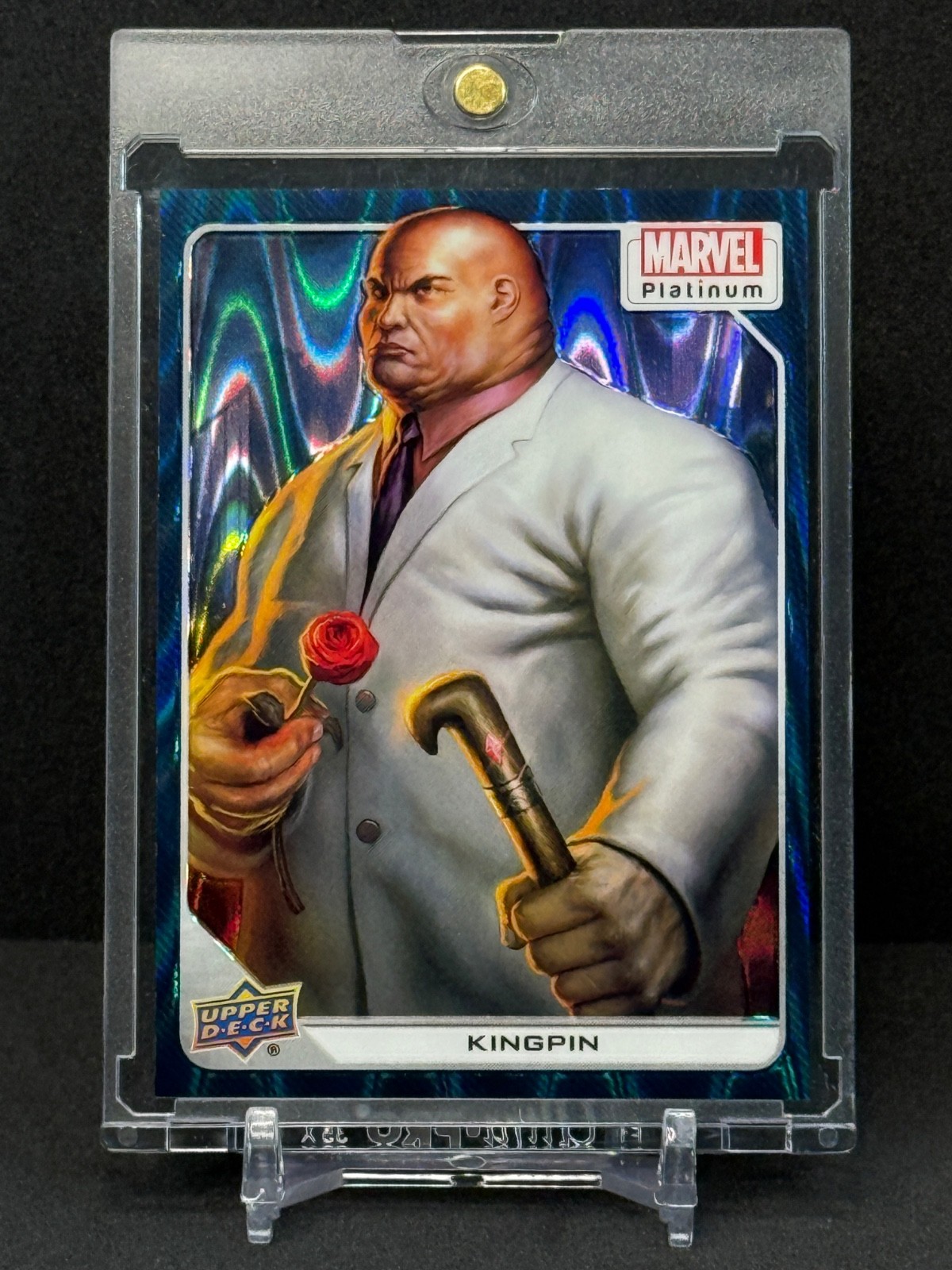 2023 Marvel Platinum - #84 Kingpin - Teal Wave 645/799