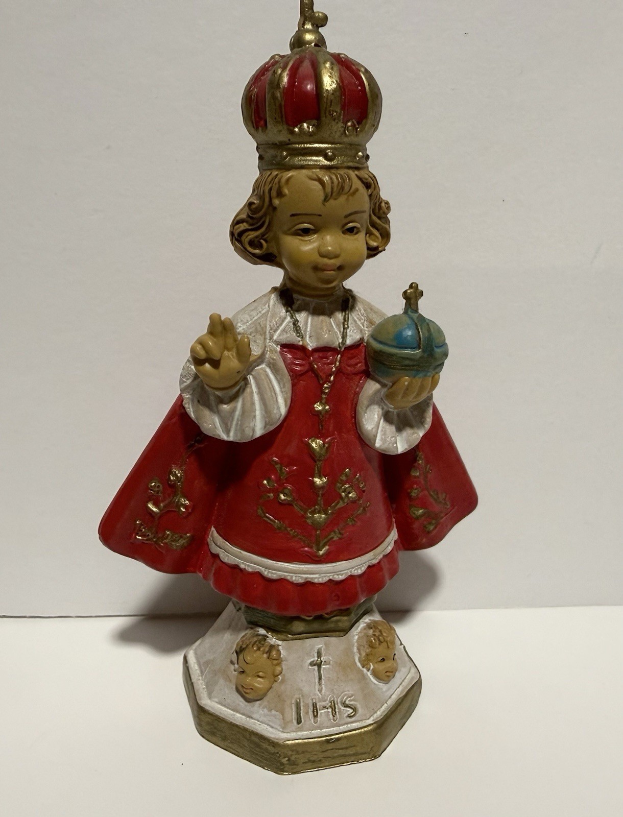 Vintage 1985 Fontanini Depose Infant Jesus of Prague Religious Figurine Italy 7